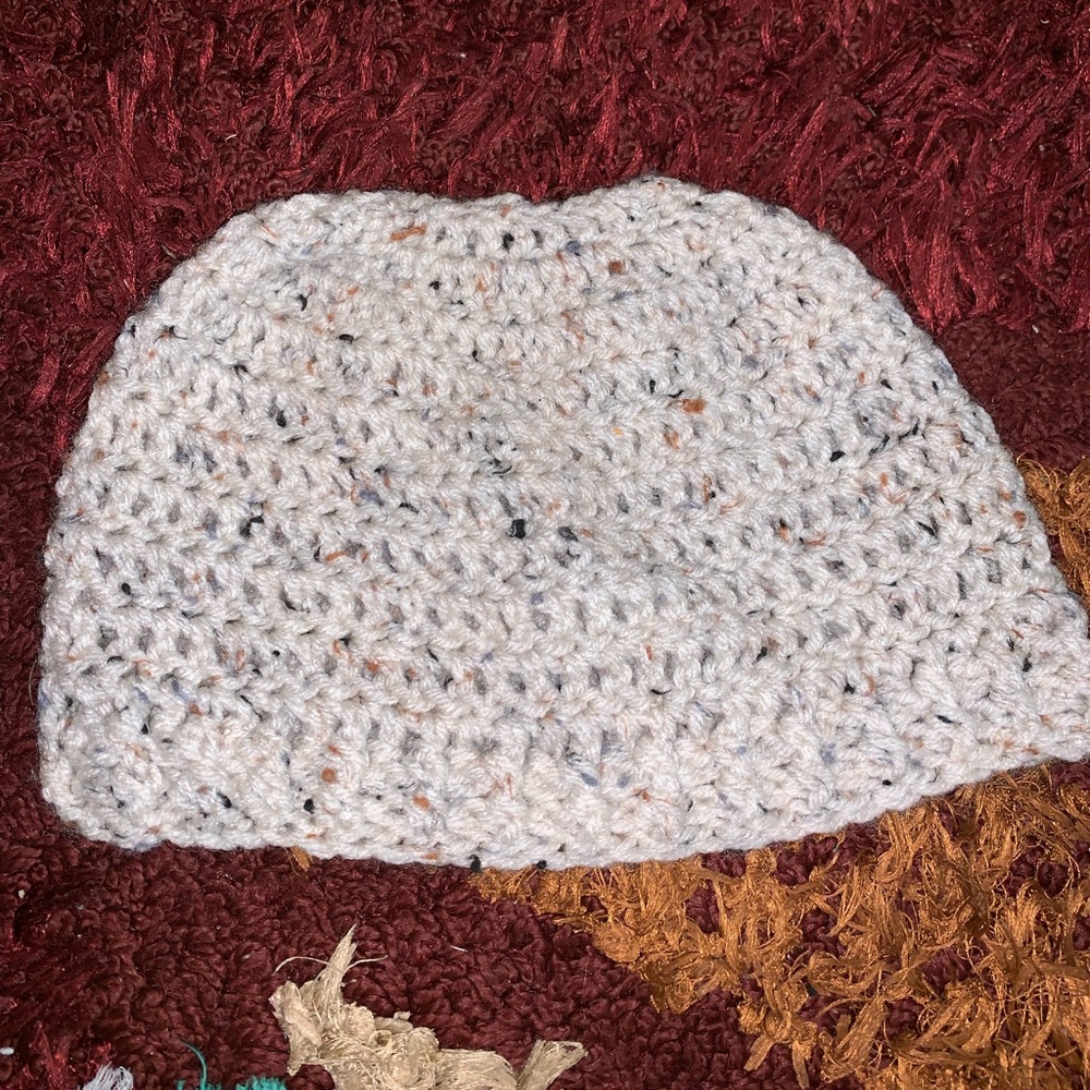 Handmade ponytail toboggan